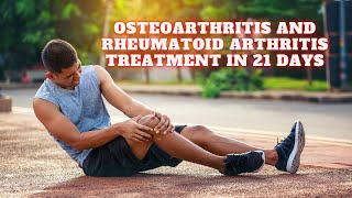 Osteoarthritis and rheumatoid arthritis treatment in 21 days Hip arthritis Knee arthritis shorts [upl. by Birkner]