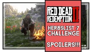 Red Dead Redemption 2 Herbalist 7 Challenge Guide SPOILERS [upl. by Krueger]