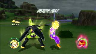 PS3 Dragon ball raging blast 2 Teen Gohan Super Saiyan VS Cell Perfect Form [upl. by Nicks153]