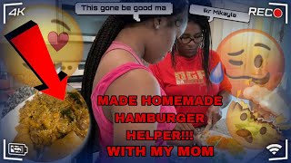 Make Homemade Hamburger Helper WMe amp Mommadee😍…… [upl. by Wernher]