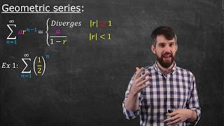 Geometric Series  Convergence Derivation and Example [upl. by Oam598]