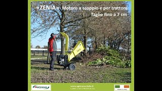 Biotrituratore Cippatore Zenia Agrinova Ceccatotaglio 7 cm agrinovaceccato [upl. by Sachsse277]