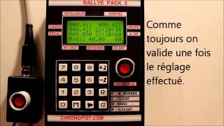 RALLYE PACK 2  CHRONOPISTCOM  CORRIGER ETALONNAGE [upl. by Arahahs]