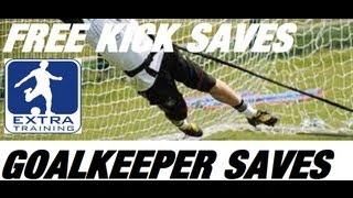 GOALKEEPER SAVES UNBELIEVABLE FREE KICKS  TEAM TRAINING FREEKICKS  extratraining [upl. by Larual]