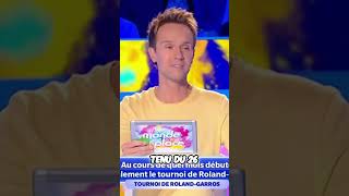 Quiz  connaissezvous le tournoi RolandGarros  jeu quiz tlmvpsp cyrilferaud television live [upl. by Natek]