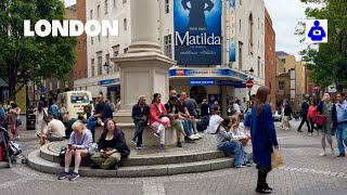 London Summer Walk 🇬🇧 West End Piccadilly Circus to SOHO  Central London Walking Tour 4K HDR [upl. by Nortyad]