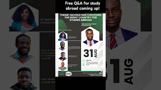 Free study abroad webinar mastersdegree finance africa tips master ghana nigeria [upl. by Sanyu]