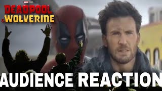 Deadpool Avengers Assemble Audience Reaction  Chris Evans Cameo  Deadpool and Wolverine  HD [upl. by Aciraj824]