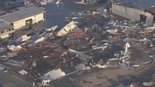 Air15 over extensive storm damage in Phoenix [upl. by Ohara]