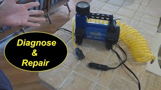 How to Diagnose amp Fix a 12 Volt Air Compressor  Air Inflator [upl. by Aim]