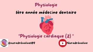 physiologie cardiaque 2 physiologie dentaireشرح بالدارجة [upl. by Joy]