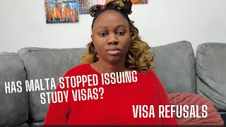 Visa refusals  Has Malta stopped issuing study visas [upl. by Aneala]