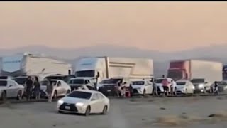 Autopista 15 cerrada tras accidente camino a Las Vegas [upl. by Eema562]