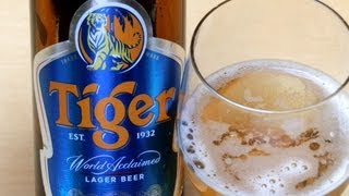 Tiger Beer Lager from Singapore [upl. by Amil]