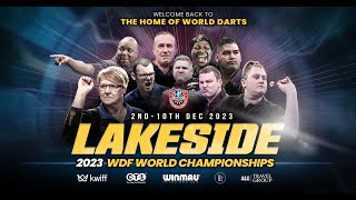 WDF World Darts Championship Live Session 17 [upl. by Peace]