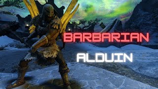 Barbarian  Alduin  Skyrim Requiem 3BFTweaks 42 Permadeath [upl. by Palila629]