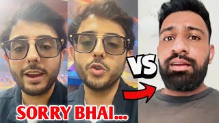 CarryMinati Says SORRY To Rajat Dalal😱 CarryMinati Vs Rajat Dalal Roast Controversy [upl. by Aicetel]