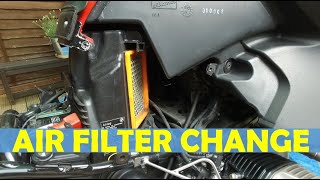 BMW R1200GS Adventure 2008 air filter change [upl. by Mcclish]