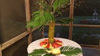 Pineapple Palm Tree Fruit Tray [upl. by Halley]