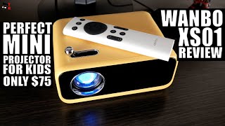 Wanbo Mini XS01 REVIEW This Projector Is Not Just For Children [upl. by Eivets]