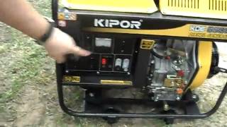 Generator de curent diesel Kipor KDE6500E [upl. by Cart]