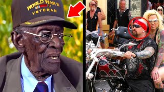 91jähriger Veteran wird von 5 Bikern belästigt Als er anruft werden sie blass [upl. by Aplihs157]