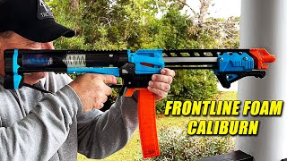 Caliburn Nerf Blaster From Frontline Foam [upl. by Eissat]