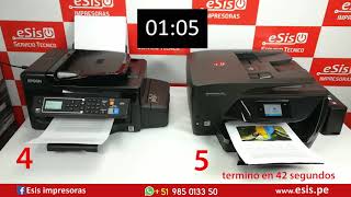 🔴 Impresora HP officejet pro 6970 sistema continuo vs Epson ecotank L575 🥊 [upl. by Nethsa]