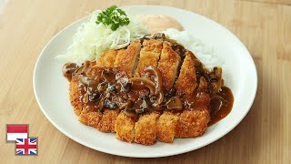 Favorit Resep NASI KATSU AYAM KOREA Chicken Mushroom Donkkaseu [upl. by Treve]