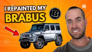 REVEALING MY RESPRAYED BRABUS 4x4 SQUARED [upl. by Toma283]