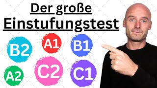 Wie gut ist dein Deutsch wirklich  Teste es jetzt  Einstufungstest Deutsch [upl. by Jervis]