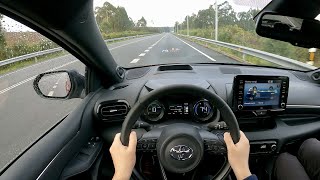 Toyota Yaris 120H Style Plus 2020 POV Test Drive [upl. by Zevahc]