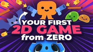 Your First 2D GAME From Zero with GODOT 4 Vampire Survivor Style [upl. by Fonz]