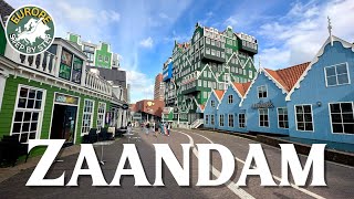 🇳🇱 Zaandam Netherlands  📷 Unique Architecture 🏘 4K Walking Tour through the City Center [upl. by Lewanna]