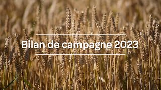 Bilan de la moisson des céréales et oléagineux 2023 [upl. by Namyac]