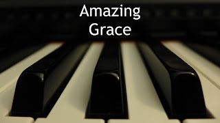 Amazing Grace  piano hymn with lyrics [upl. by Hardin]