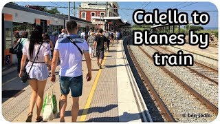 Calella to Blanes by train [upl. by Gregg]