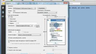 Imprimir un documento pdf con Adobe Acrobat [upl. by Landes976]