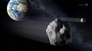 ScienceCast RecordSetting Asteroid Flyby [upl. by Christabella]