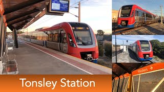 Trains at the new Tonsley Station [upl. by Effy212]