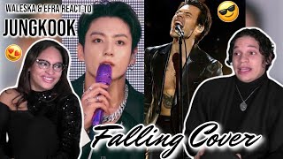 This had me tripping 😲 BTS JUNGKOOK Falling Harry Styles Cover REACTION [upl. by Ahsikym123]