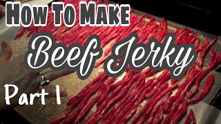 HOW TO Beef Jerky Using Flank Steak  Part 1 [upl. by Adnaluoy]