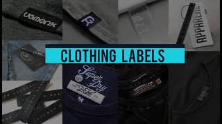 Clothing Labels amp Hang Tags for Branding [upl. by Adnamar]