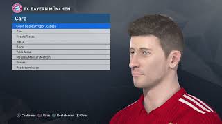 Como crear RLEWANDOWSKI PES 17 [upl. by Tremayne]