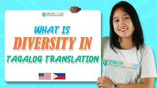 What is Diversity in Tagalog  Diversity in Tagalog [upl. by Selima635]