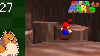 Lets Play Super Mario 64 27 Wigglers Red Coins [upl. by Sremlahc]