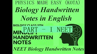 BEST NEET BIOLOGY REPEATER NOTES PART 1 BASIS OF CLASSIFICATION METAMERIC ENGLER amp PRANTL  4 [upl. by Mauretta800]