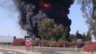 Tanker fire Atwater Ca 5 23 17 [upl. by Juliane]