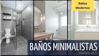 Baños Minimalistas 2023  Estilo de Baños Modernos 2023 [upl. by Martella257]