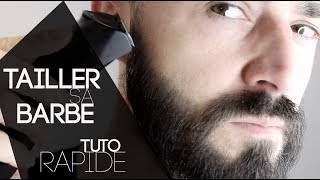 Tailler sa barbe avec la tondeuse tutoriel rapide [upl. by Yelkreb]